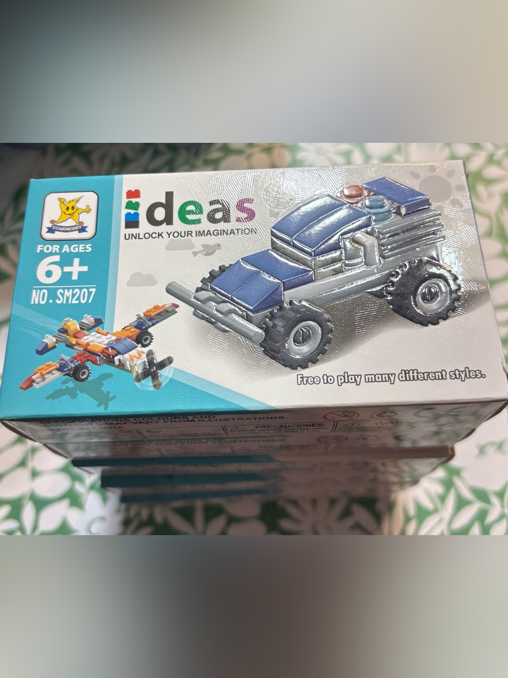 Six Packs of Automobile Building Blocks / New in Box